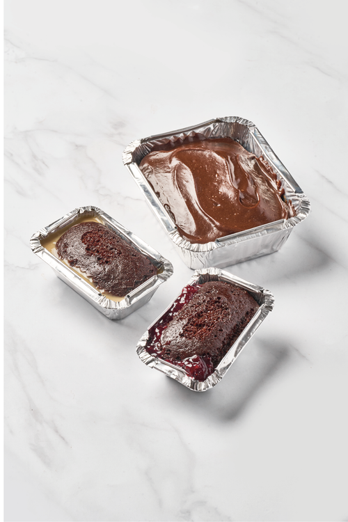 Sampler de TORTA: Envidiosas de whisky y fresas, más Personal Tradicional de arequipe y chocolate